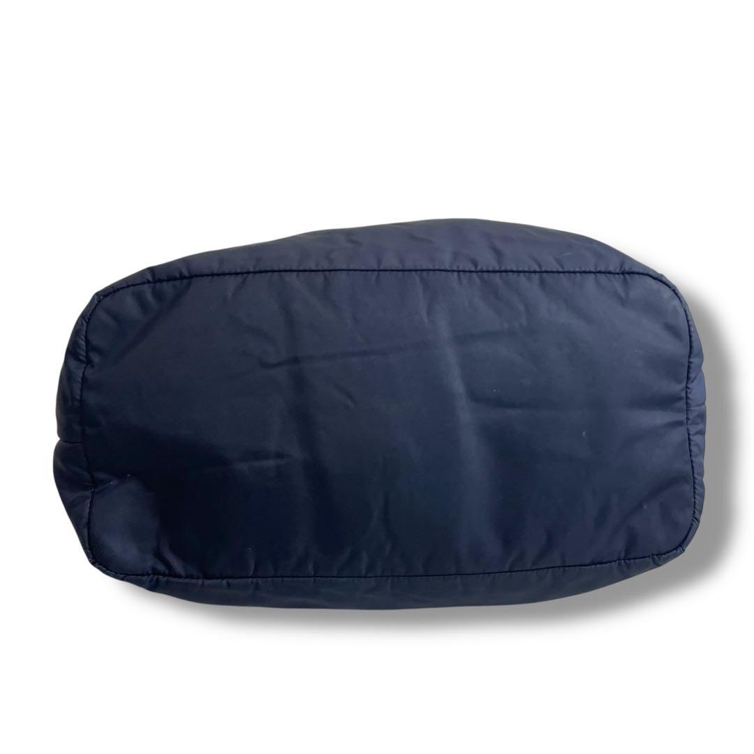 人気】プラダ リバーシブル トートバッグ ナイロン ネイビー グリーン