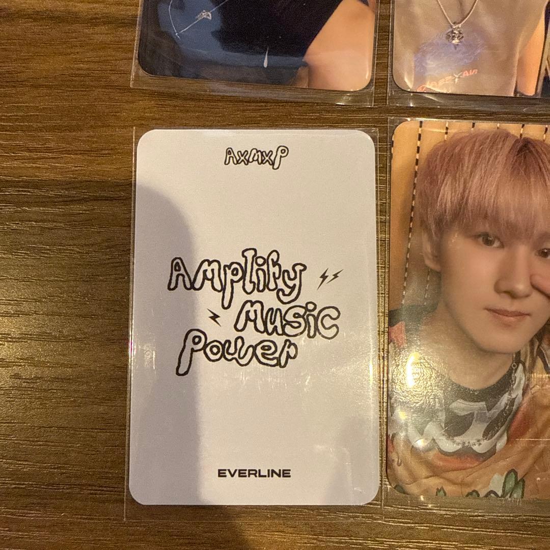 AxMxP トレカ EVERLINE 対面 特典 全員 4枚セット - メルカリ