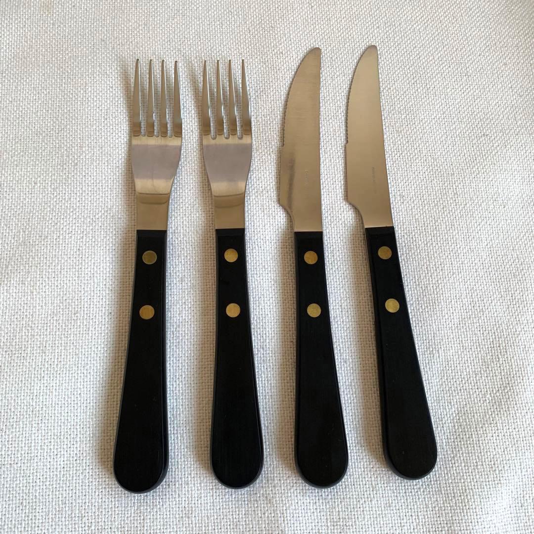 DAVID MELLOR プロヴァンサルブラック ナイフフォーク