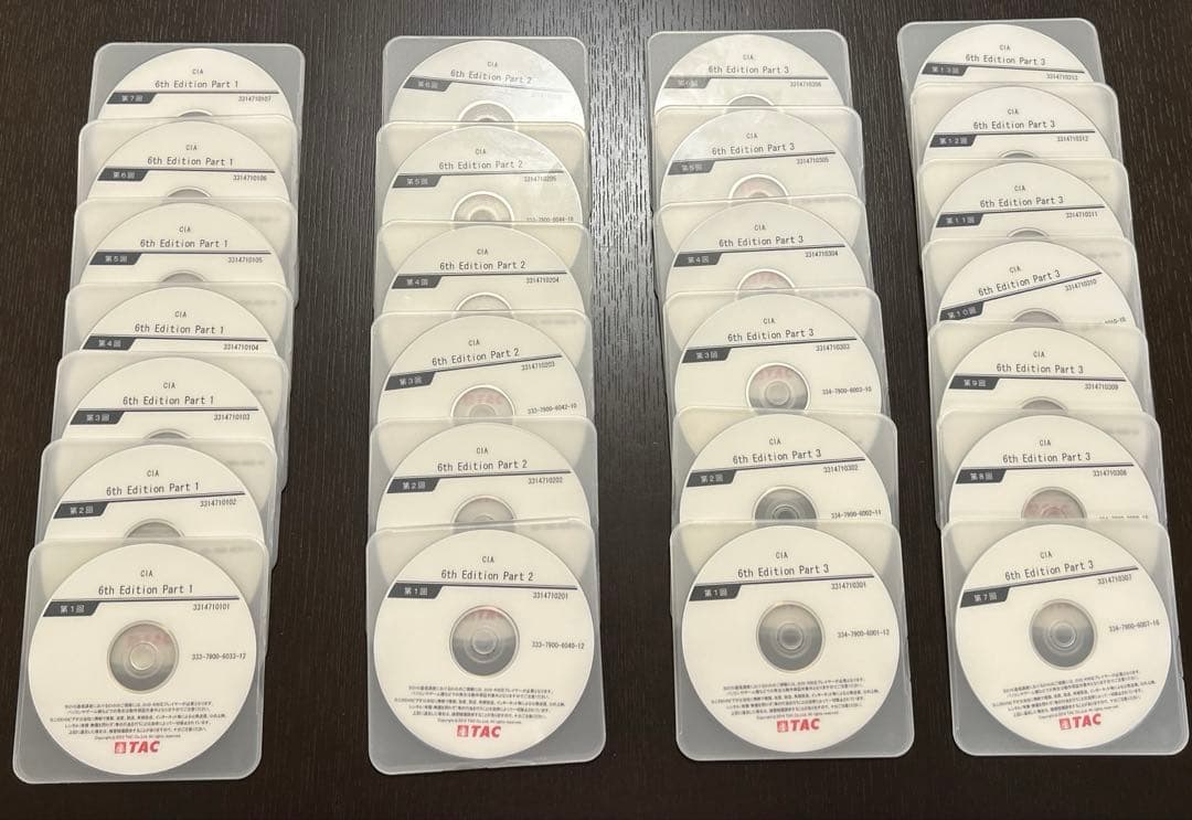 TAC CIA 資格試験対策 DVD 全26枚 公認内部監査人（CIA）｜CIA