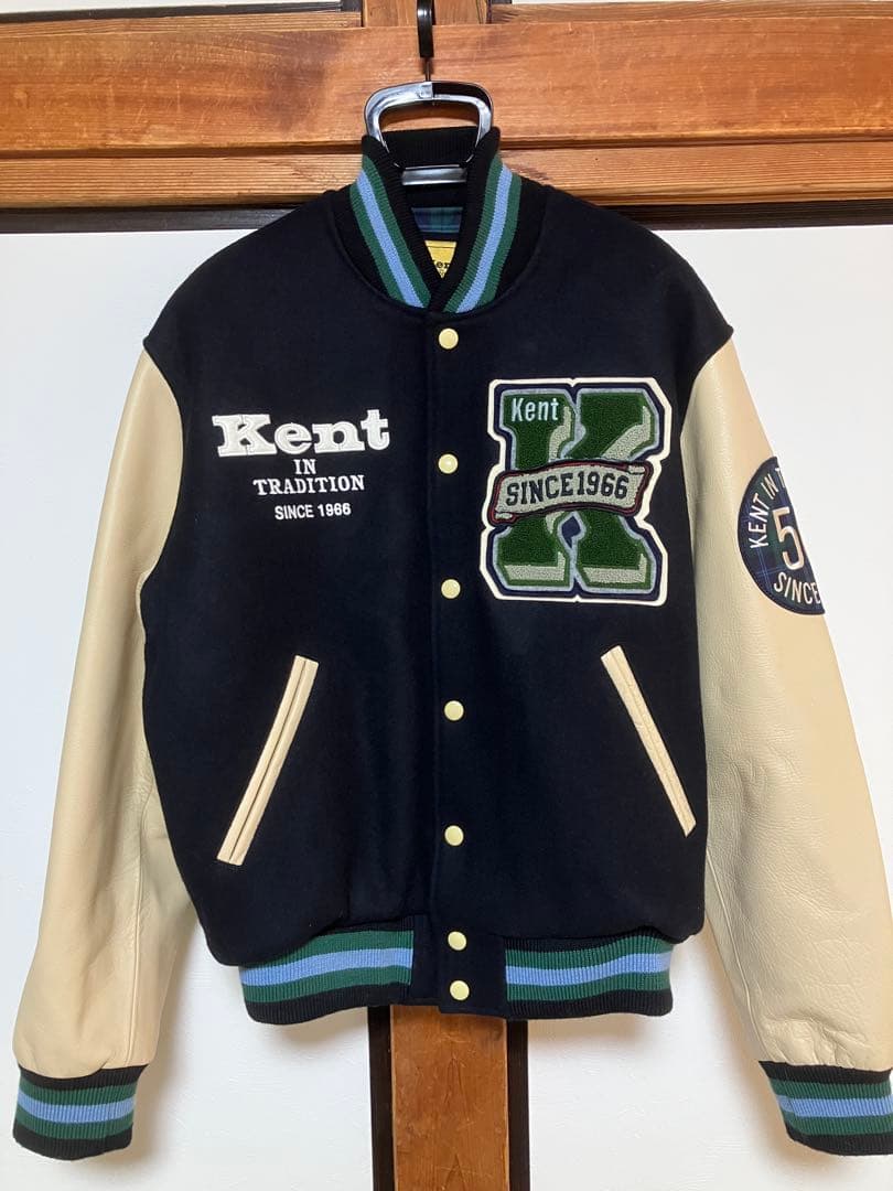 Kent スタジャン 50周年記念 ネイビー/ベージュ Kent スタジャン 50周年記念 ネイビー/ベージュ - メルカリ