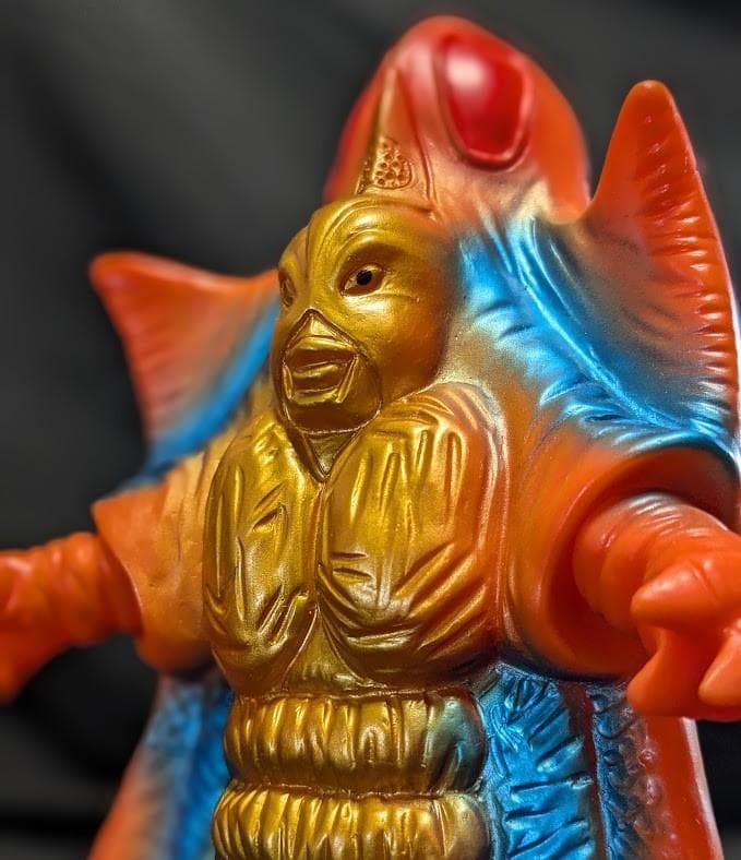 アイアン「ミラーマン」登場怪獣（ブルマァク復刻）ソフビフィギュア