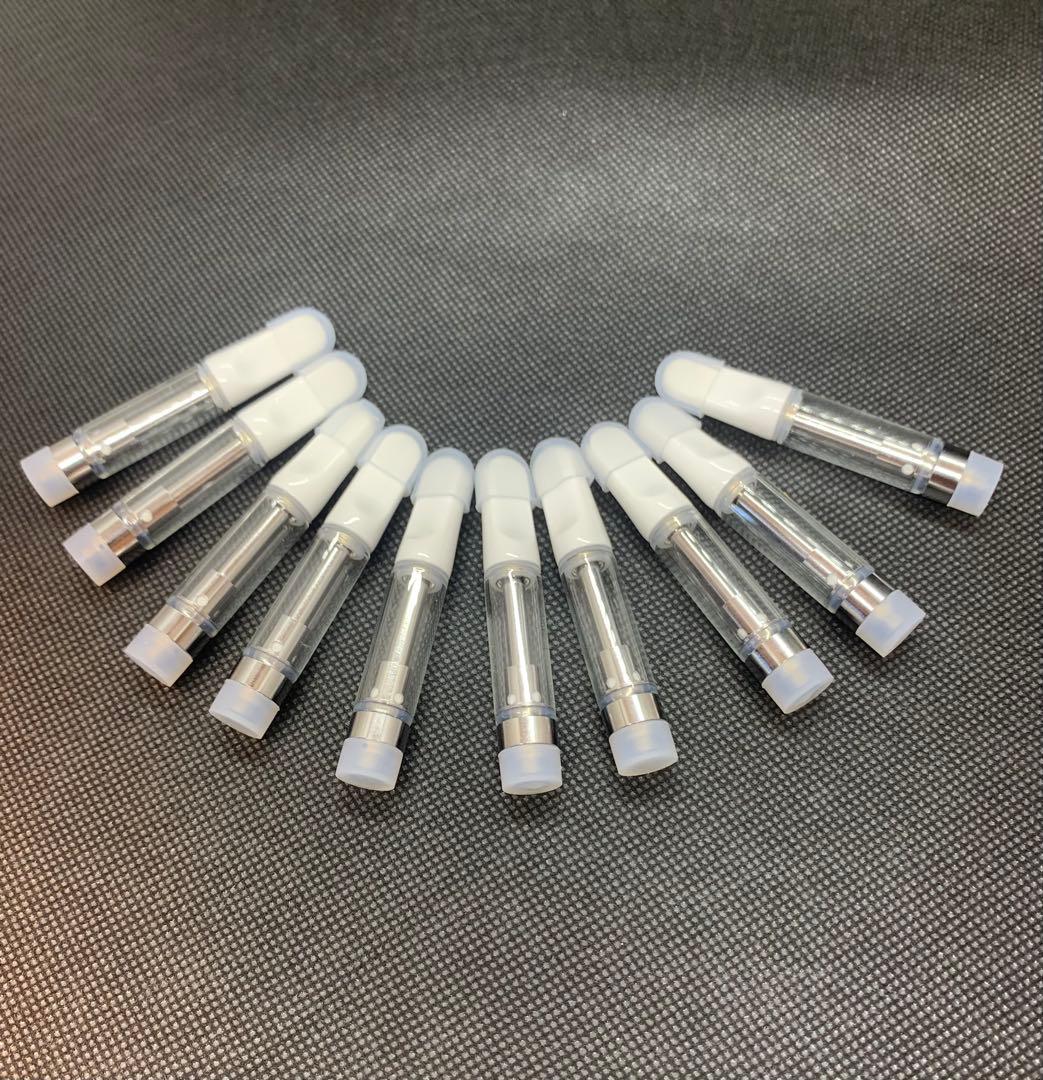 アトマイザー 交換用 510 カートリッジ 0.8ml 100本 白