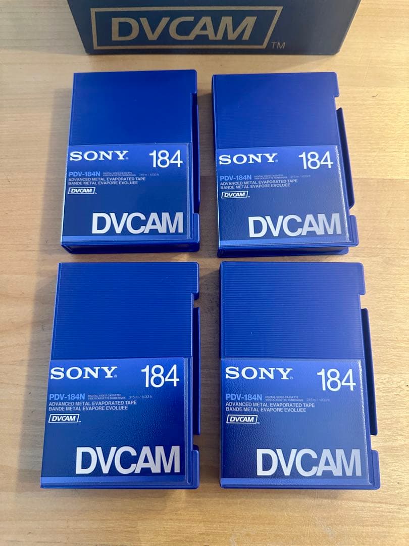 SONY DVCAMテープ PDV-184N 新品未使用4本セット④ - メルカリ