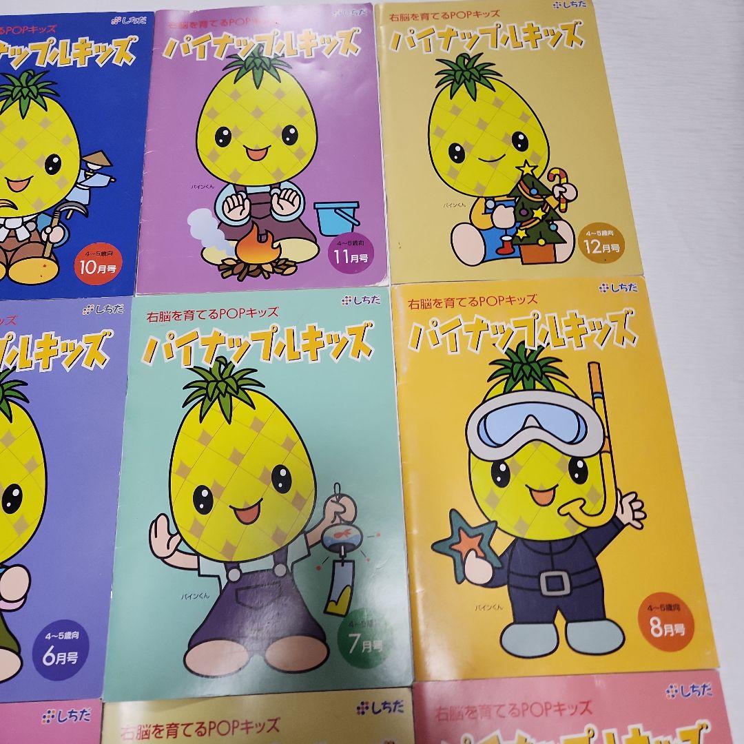 しちだ　ホームリスニングCD パイナップルキッズ 全12巻セット 使い方ガイド付