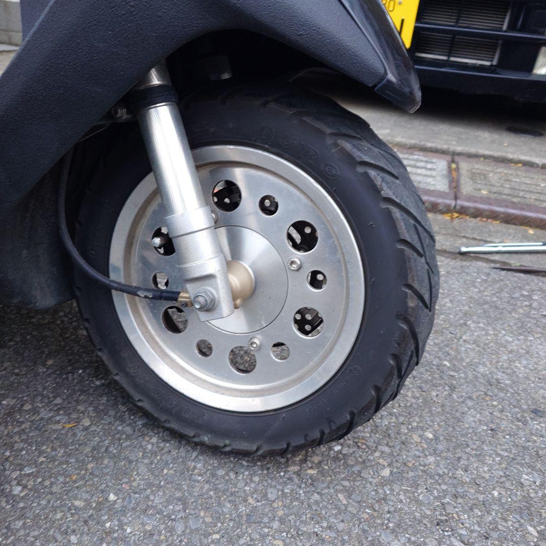 ライブdio アルミホイール アルミホイール ライブDIO SR/ZX AF34/AF35 前後セット 黒 : shop