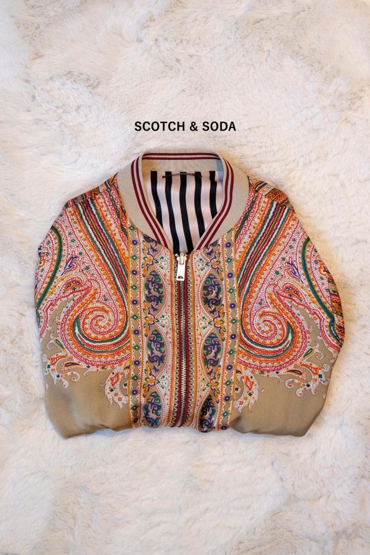 SCOTCH & SODA ペイズリー柄リバーシブル - ジャケット・アウター
