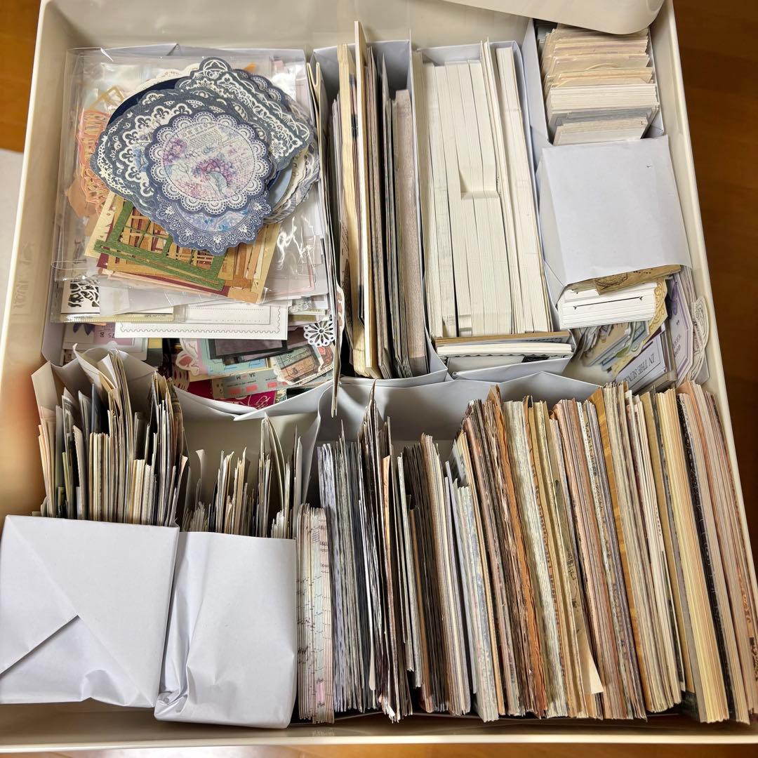 ⑫【1000枚セット+おまけ】 コラージュ素材 おすそ分け まとめ売り