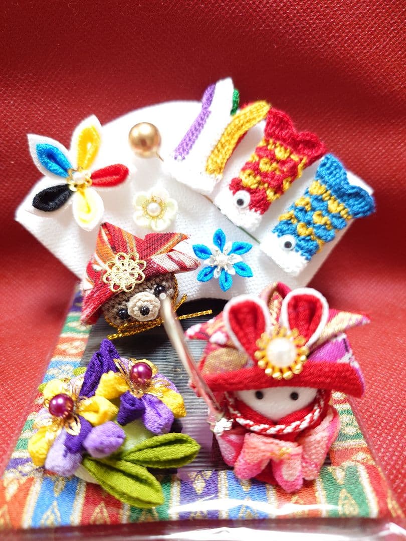 No.353ちりめん細工 こどもの日 端午の節句 - メルカリ