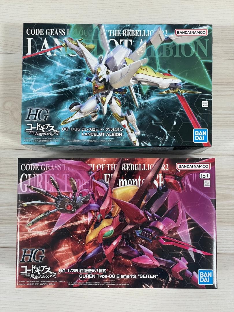 HG ランスロット 紅蓮 コードギアス プラモデル 2体セット 新品未組立 紅き翼”もプラモシリーズ「HG」で登場！ 「コードギアスR2」より「紅蓮