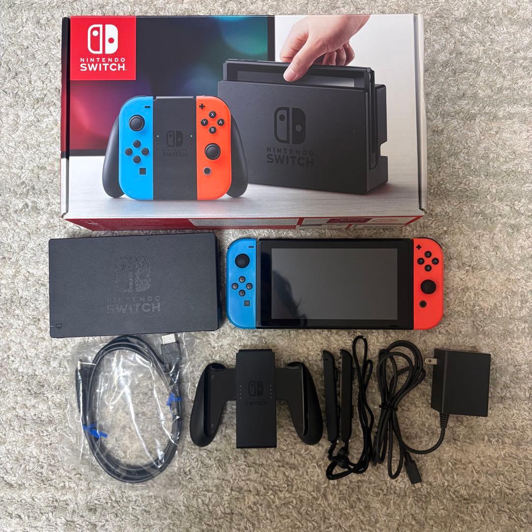 Nintendo Switch (L)ブルー/(R)レッド Nintendo Switch Neon Blue + Neon Red - Hardware - Nintendo