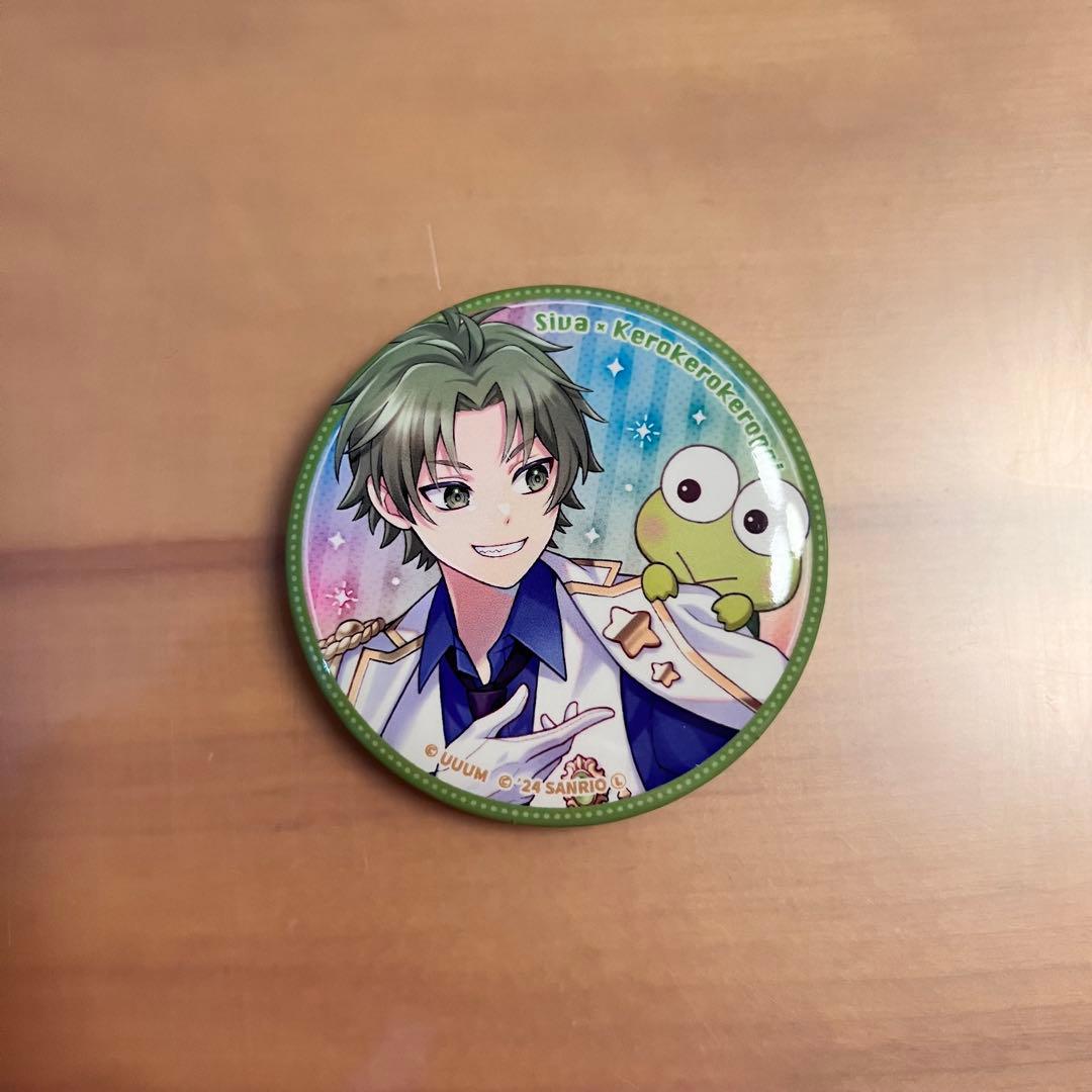 シヴァ 等身 】 缶バッジ カラフルピーチ サンリオ からぴち スイパラ
