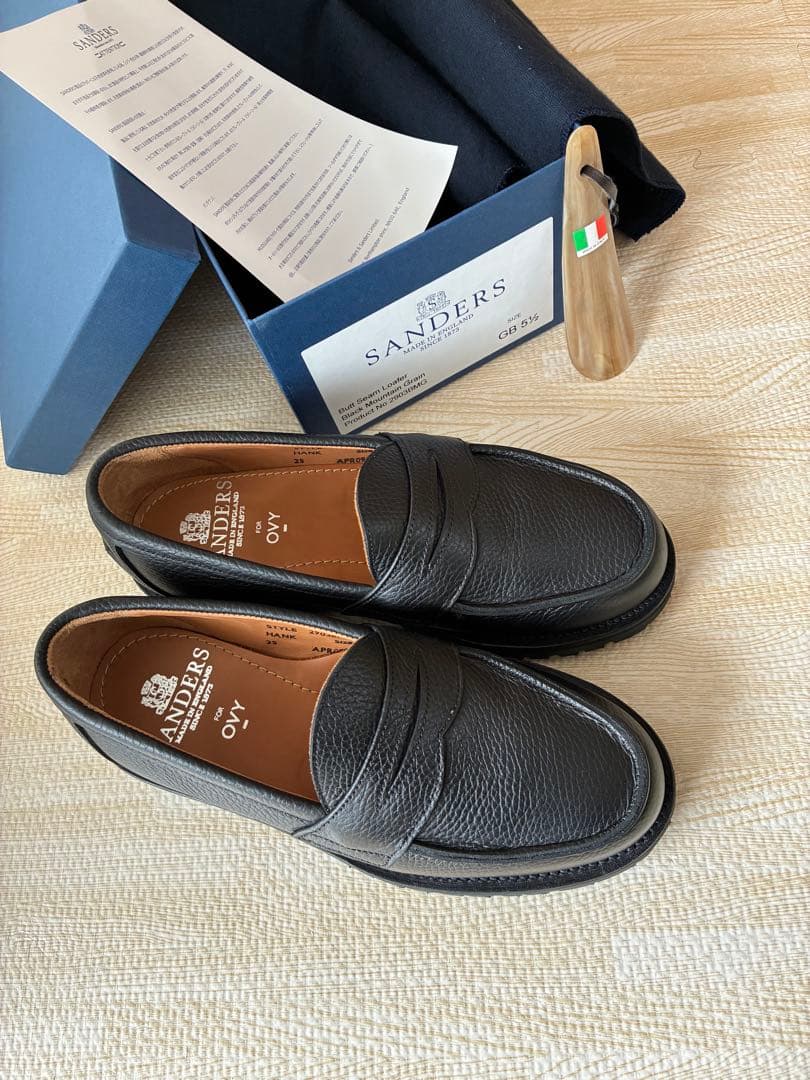 〜2/15SANDERS ButtSeamLoafer by OVY UK5.5 SANDERS Butt Seam Loafer by OVY | OVY