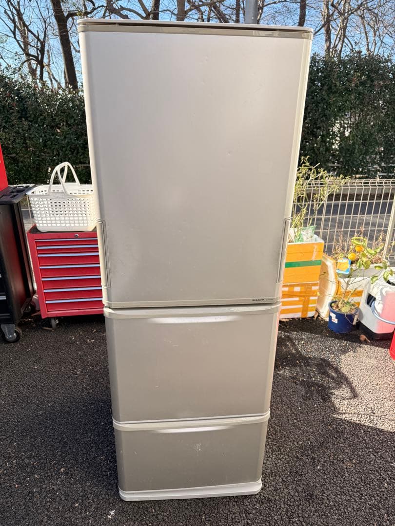 「引き取り船橋市)」350l sharp冷蔵庫 両方ともドア開けれるタイプ 引き取り船橋市)」350l sharp冷蔵庫 両方ともドア開けれるタイプ