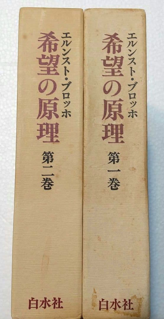 白水社 希望の原理 エルンスト・ブロッホ 第1・2巻 - メルカリ