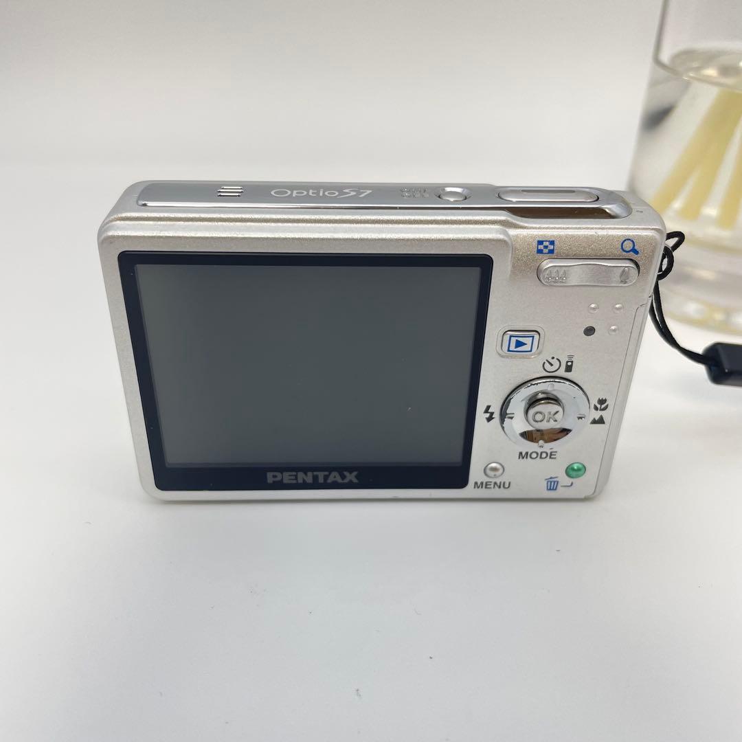スマホ転送OK✨PENTAX Optio s7✨動作確認済 可愛すぎるコンデジ♪
