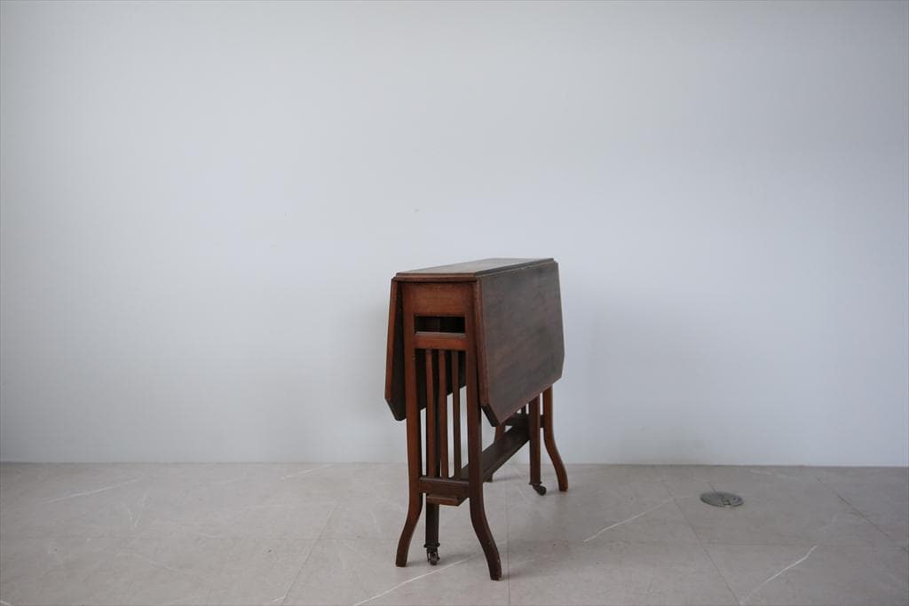 英国アンティーク木製ゲートレッグテーブル/ダイニング机/バタフライ(91-54) 英国アンティーク木製ゲートレッグテーブル/ダイニング机/バタフライ