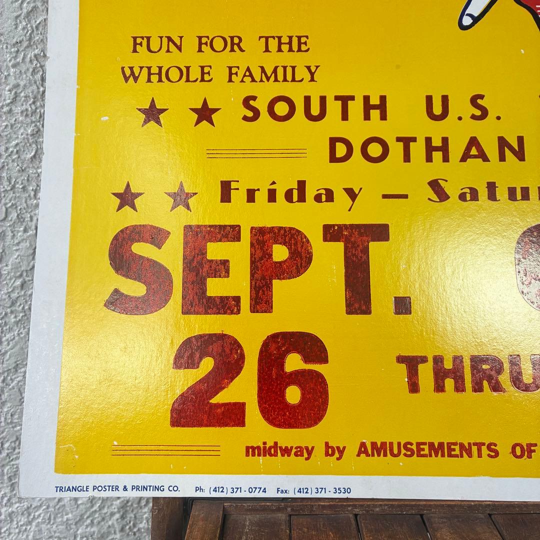 希少レアBIG！50's〜アメリカアンティーク ピエロ道化師サーカス遊園地