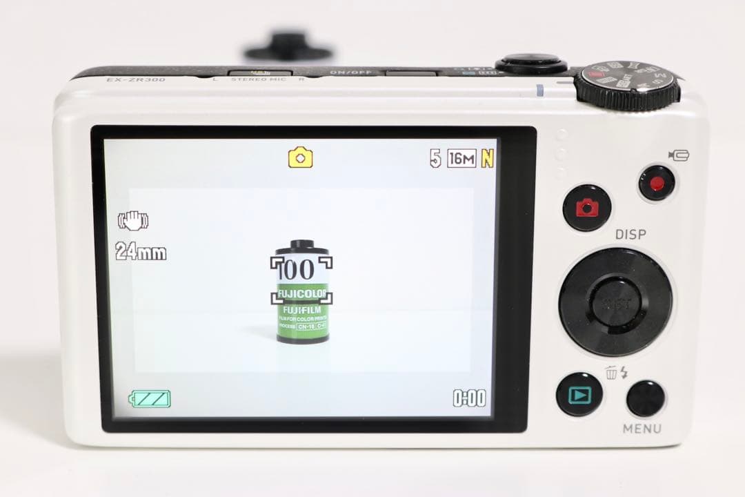 □ 極美品 □ カシオ CASIO EXILIM EX-ZR300 ホワイト - メルカリ