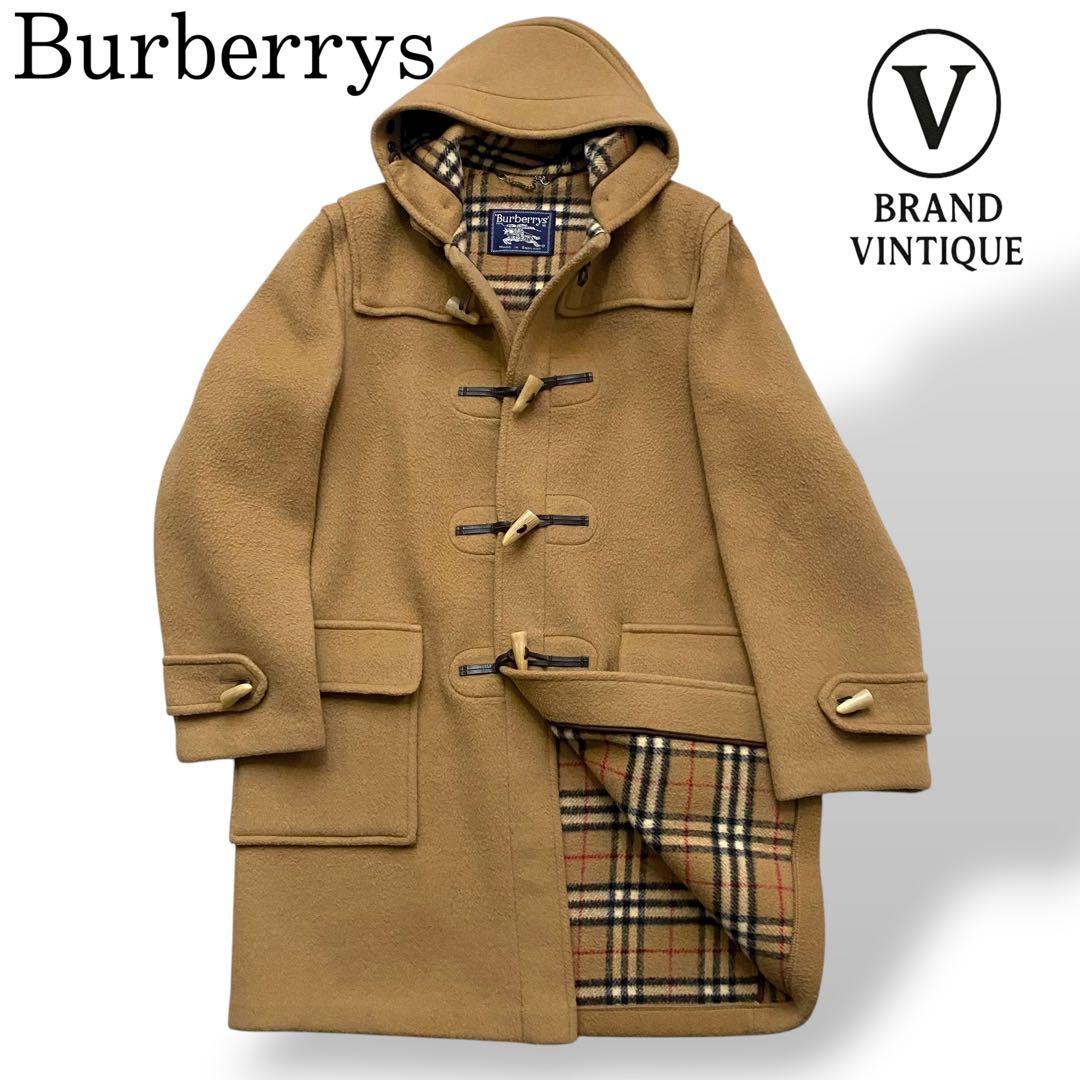 【美品】 バーバリーズ ダッフルコート ノバチェック フーディ キャメル ロング 美品】 Burberry / バーバリー | × Gosha Rubchinskiy ノバチェック