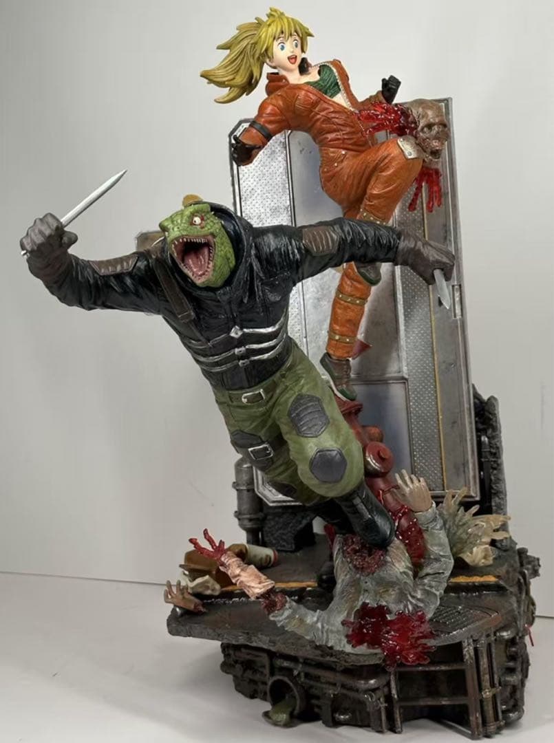 ドロヘドロ Figurama カイマン ニカイドウ スタチュー フィギュア 1/8 ドロヘドロ/ カイマン＆ニカイドウ エリート スタチュー