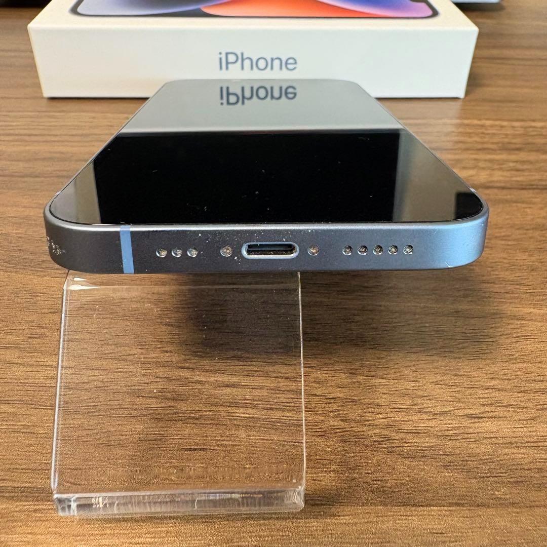 iPhone 14 256GB ブルー SIMフリー 箱付き 充電ケーブル