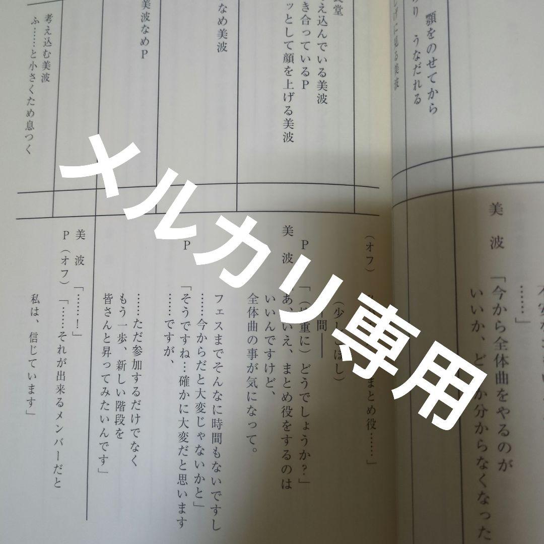 THE IDOLM@STERシンデレラガールズ2話AR台本+2話絵コンテ+オマケ