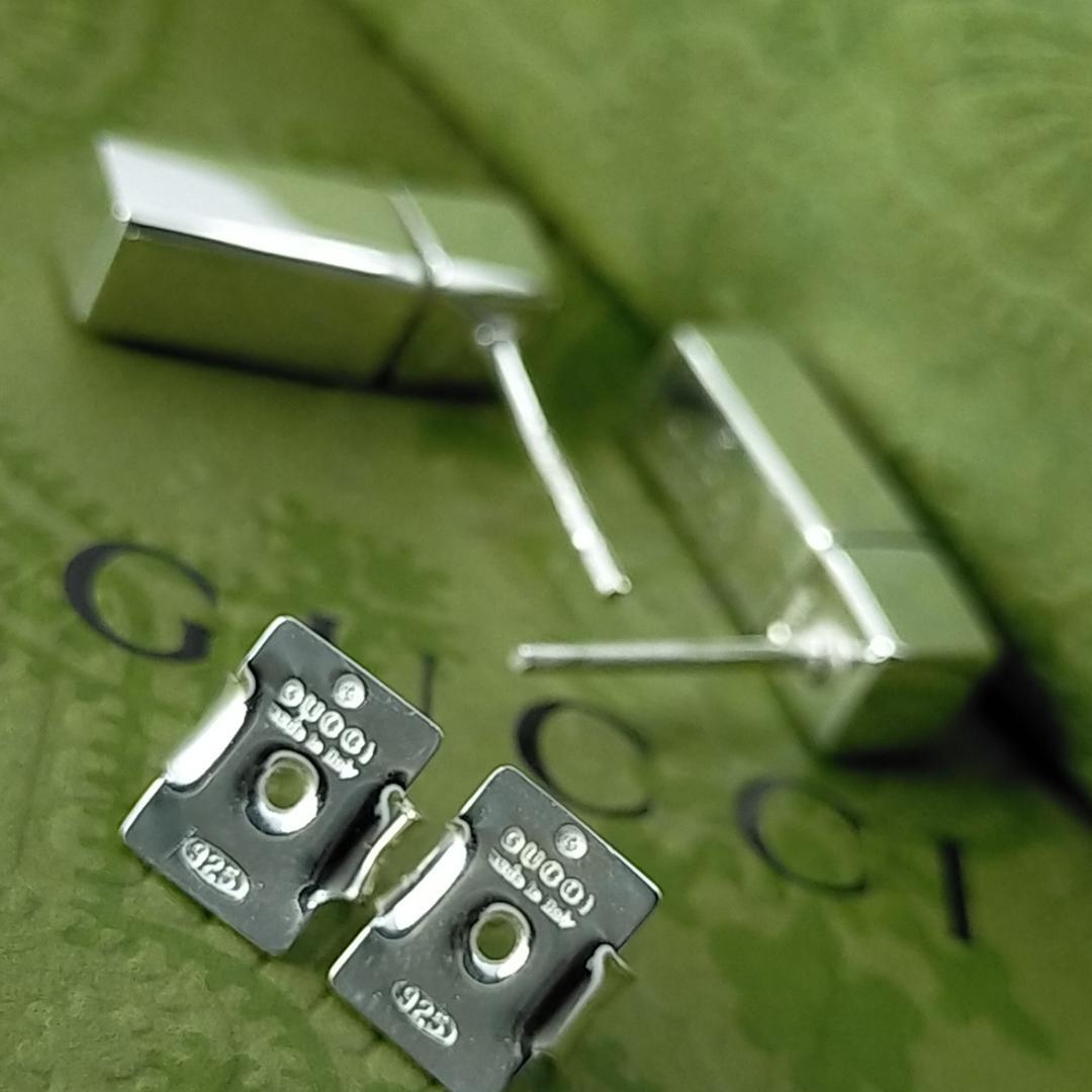 ☆SALE☆【GUCCI】オールドグッチ ブロック ピアス 1547 - メルカリ