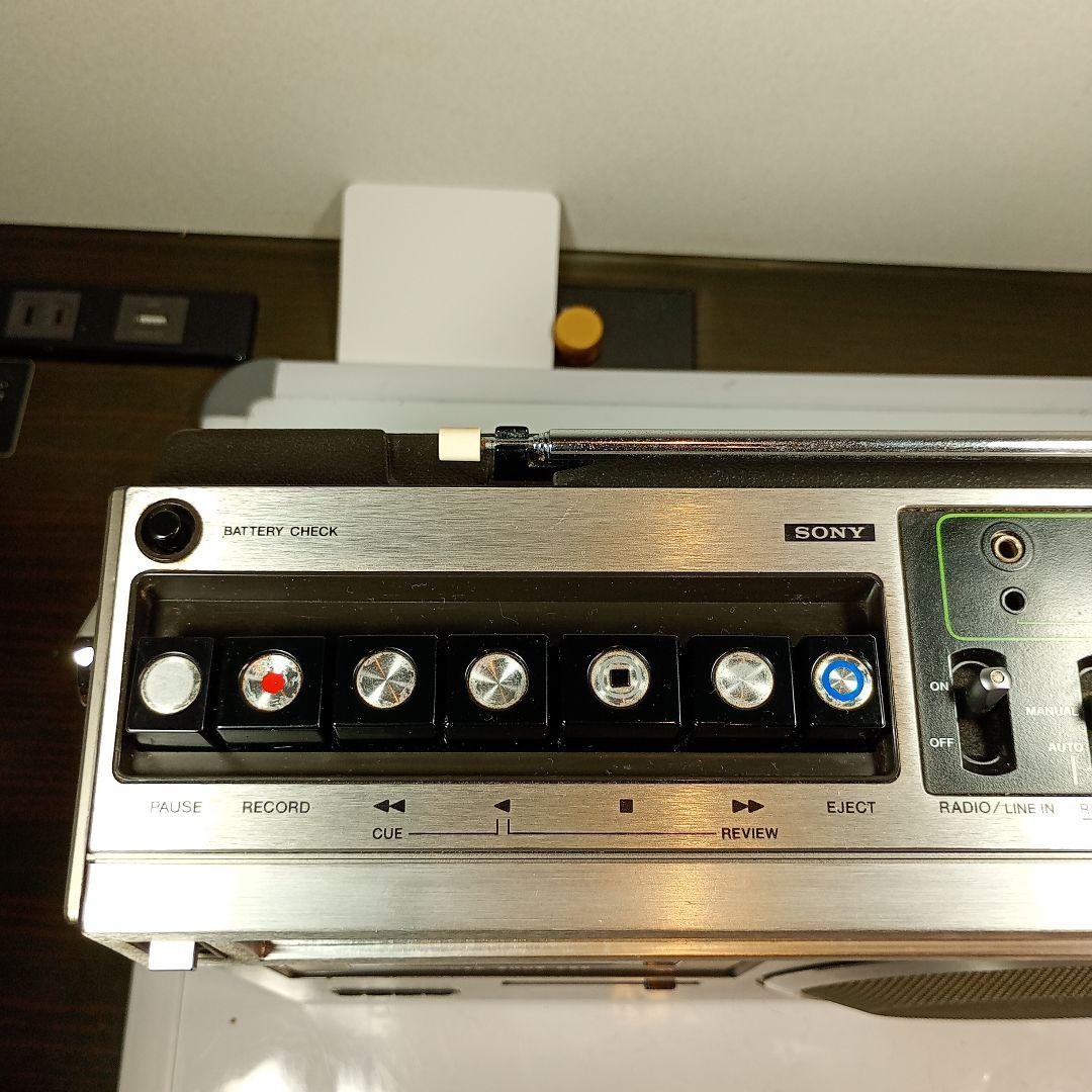 SONY ラジカセ CF-1980V 動作品。 電源ケーブル付き - メルカリ