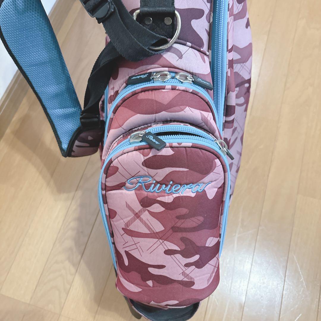 K377 Riviera リビエラ 迷彩柄 スタンドキャディバック - メルカリ