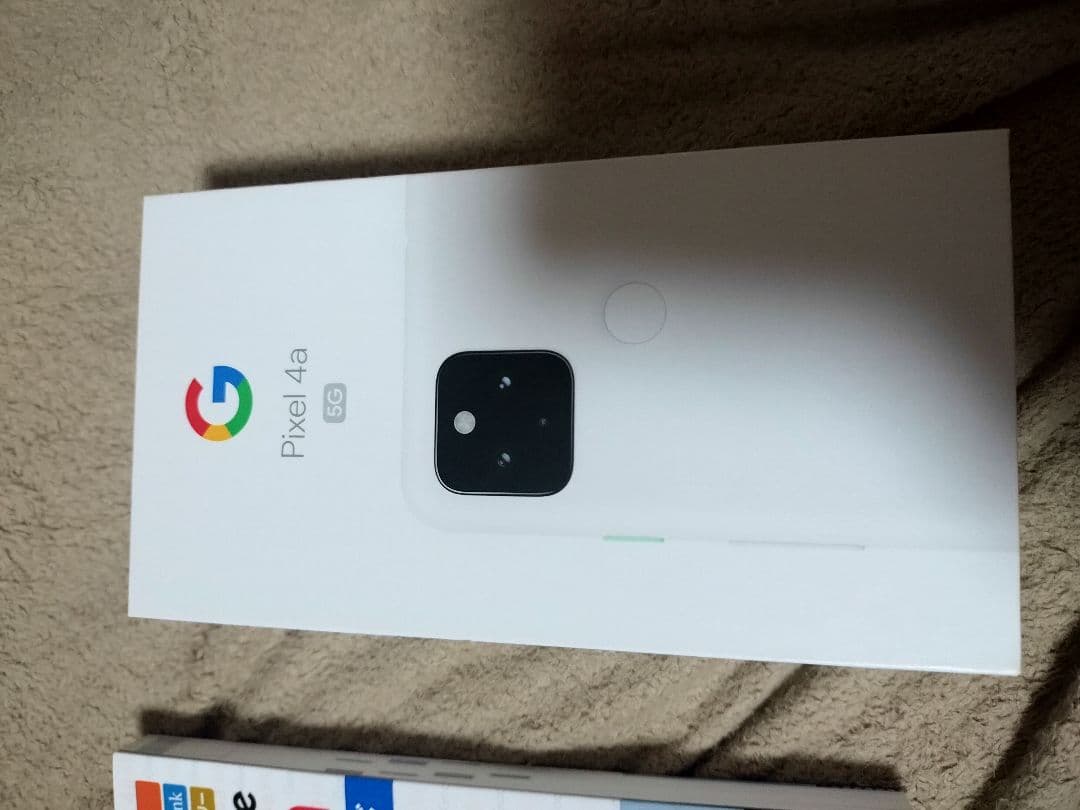 Google Pixel 4a 5G 本体 充電器付き Google Pixel - Google Pixel4a (5g) 純正付属品 5点セットの通販 by