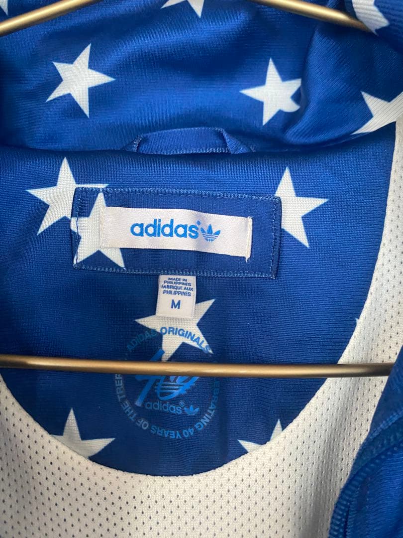 adidas 星柄 ジャージ M 希少 40周年 スター - メルカリ