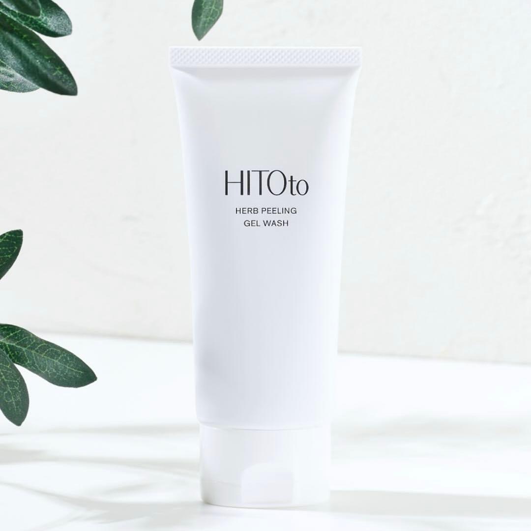 HITOto ハーブピーリングジェルウォッシュ（ジェル洗顔）100g×3個セット