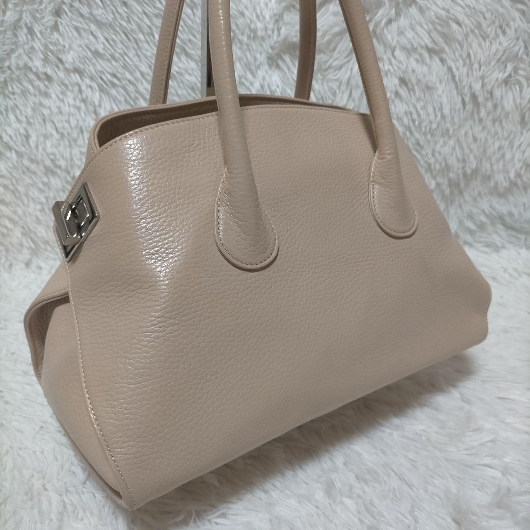 極美品✨ 傳濱野 ハマノ ハンドバッグ 2way レティア 保存袋付き