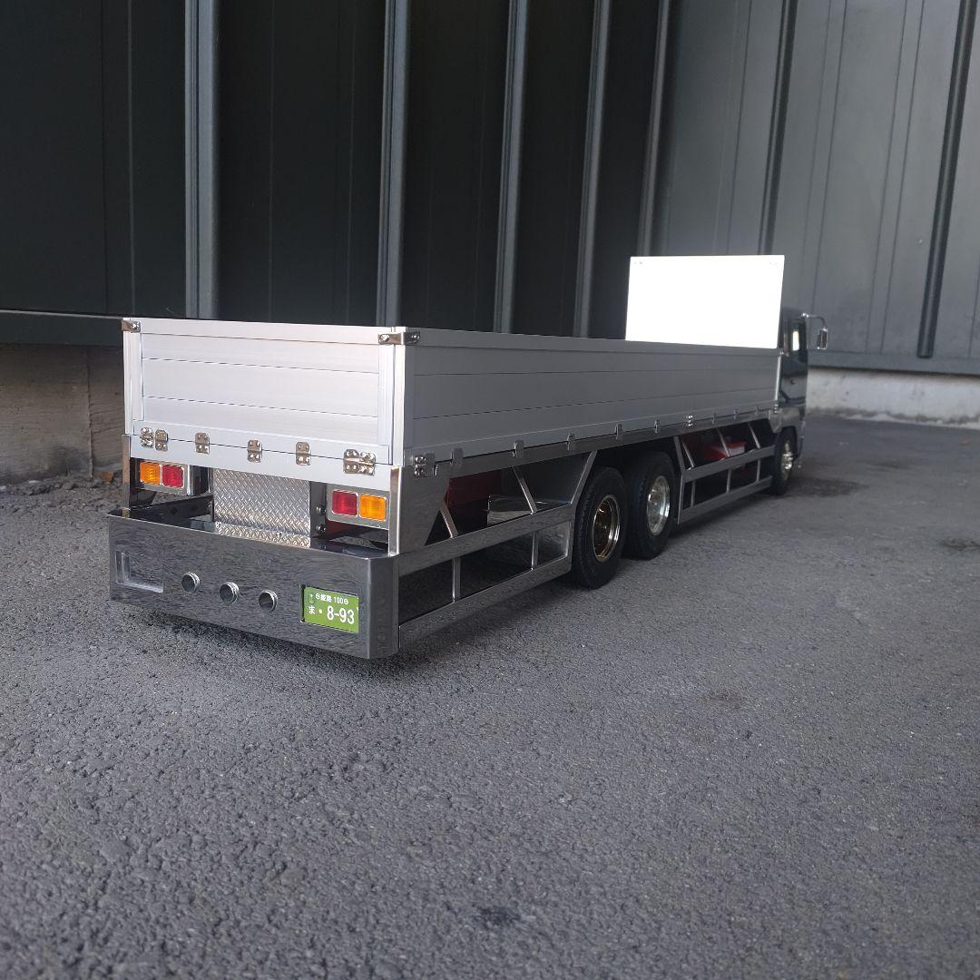 1/14タミヤトレーラートレーラー改造単車ムネトラキャビン - メルカリ