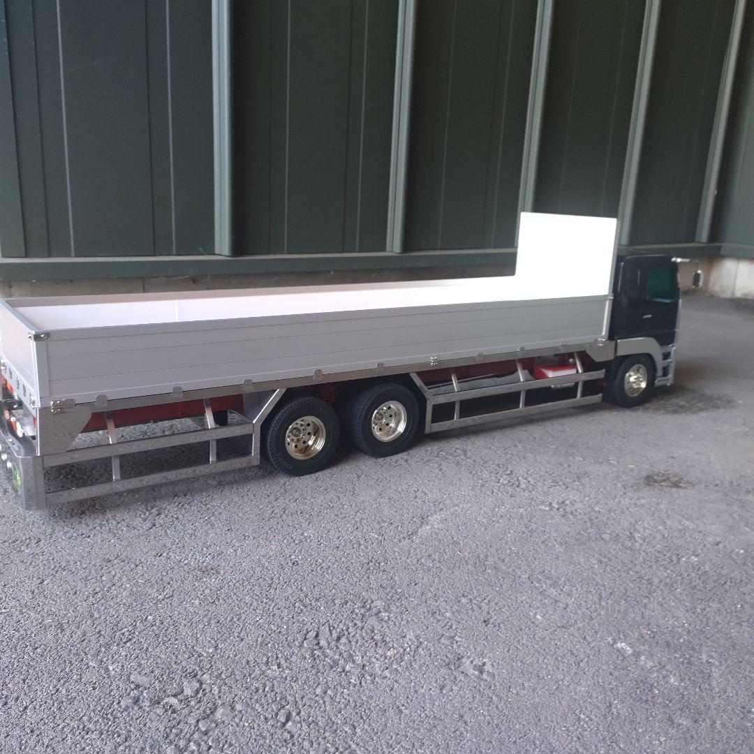 1/14タミヤトレーラートレーラー改造単車ムネトラキャビン - メルカリ