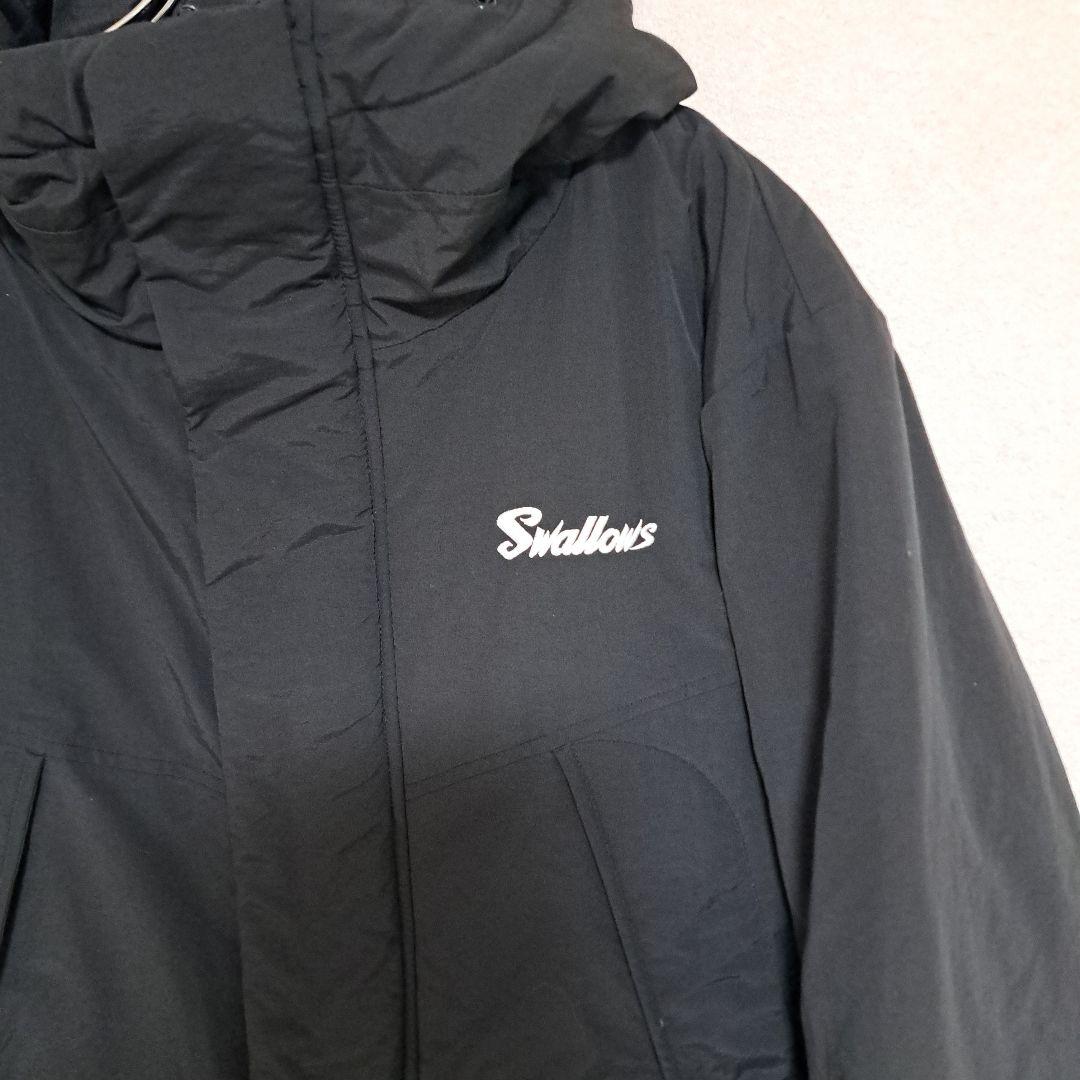 東京ヤクルトスワローズ/シェルパーカー/中綿ジャケット/ブラック/M