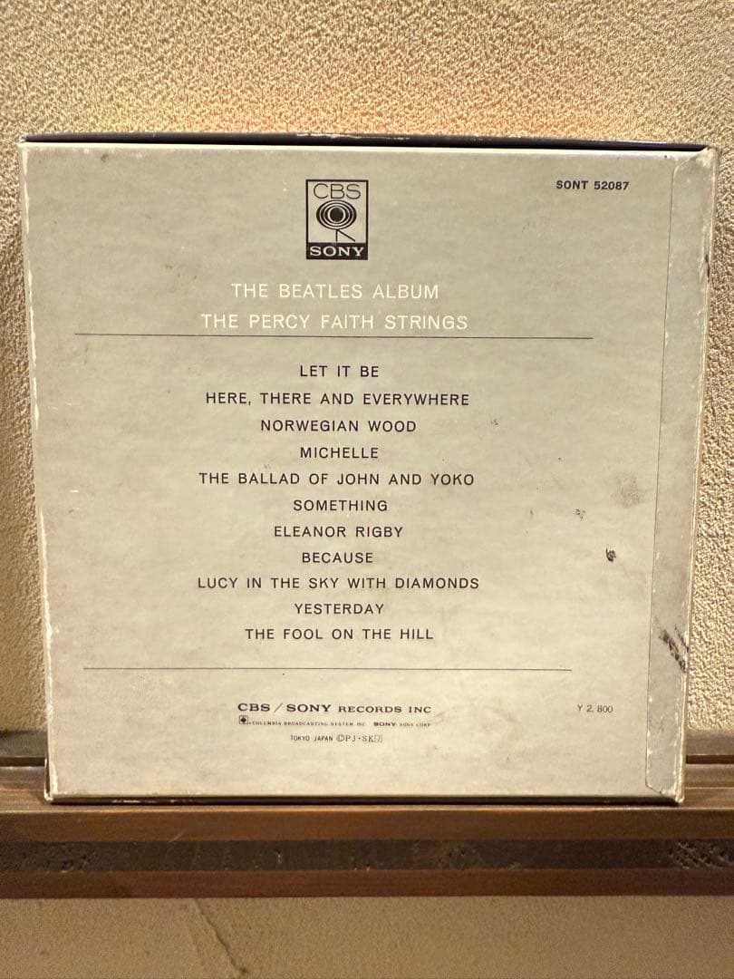 オープンリール テープ パーシー フェイス ストリングス ビートルズ