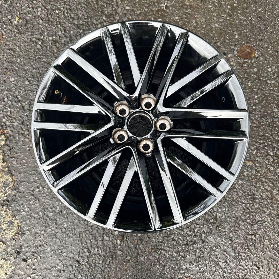 トヨタクラウン210？純正ホイール　一本アスリート　ブラックスパッタリング？ 希少 ブラックスパッタリング】トヨタ 210 クラウンアスリート 純正