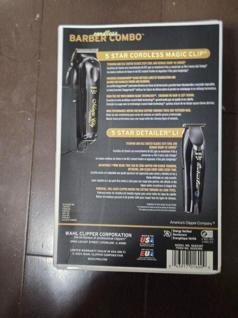 WAHL MagicClip&Detailerバリカンブラック@0@9@p86 - メルカリ