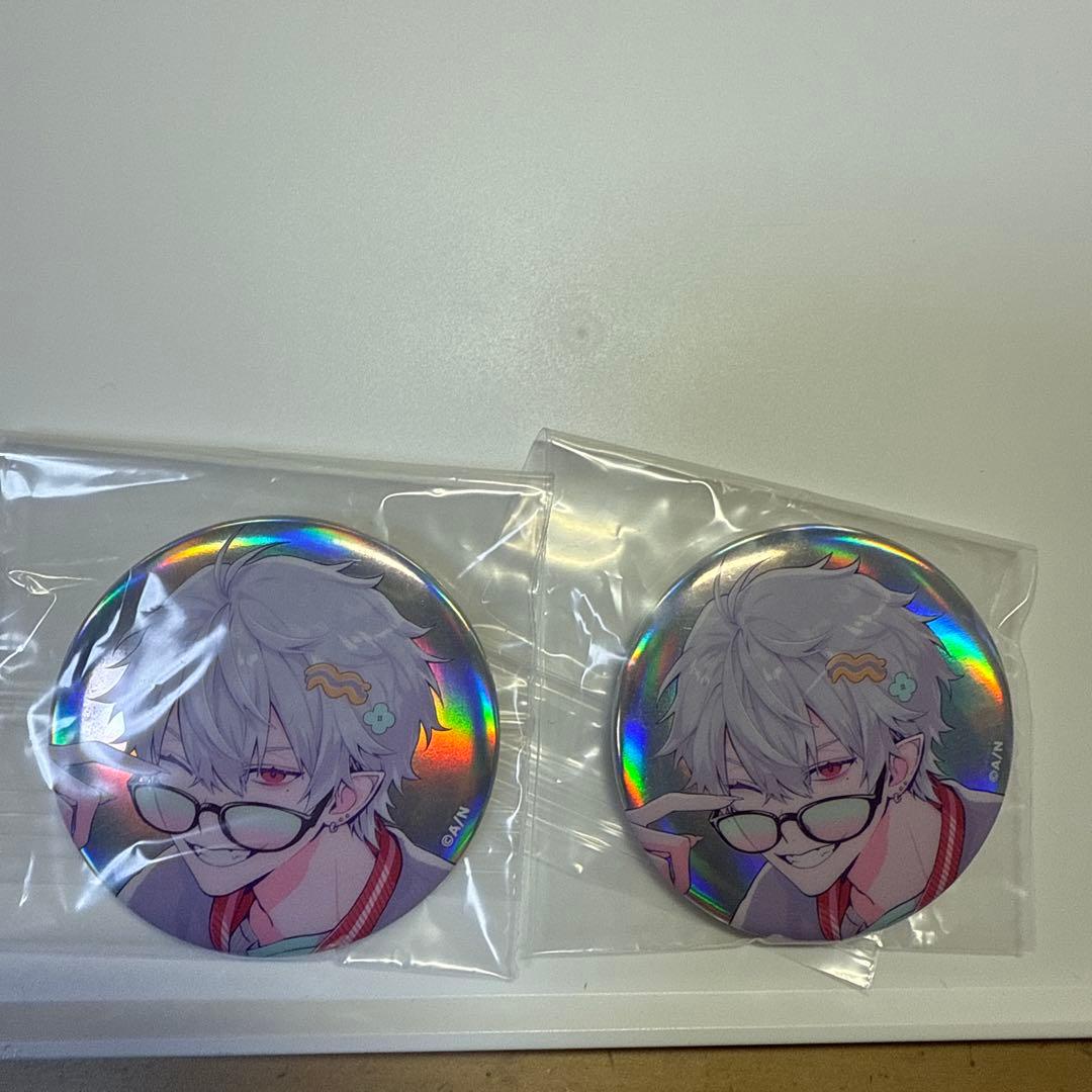 にじさんじ オーロラ缶バッジ/葛葉 - メルカリ