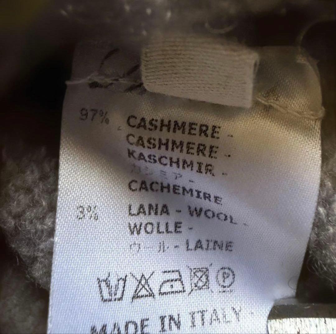 美品】Drumohr タートルネックニット カシミヤ ベージュ XLメンズ