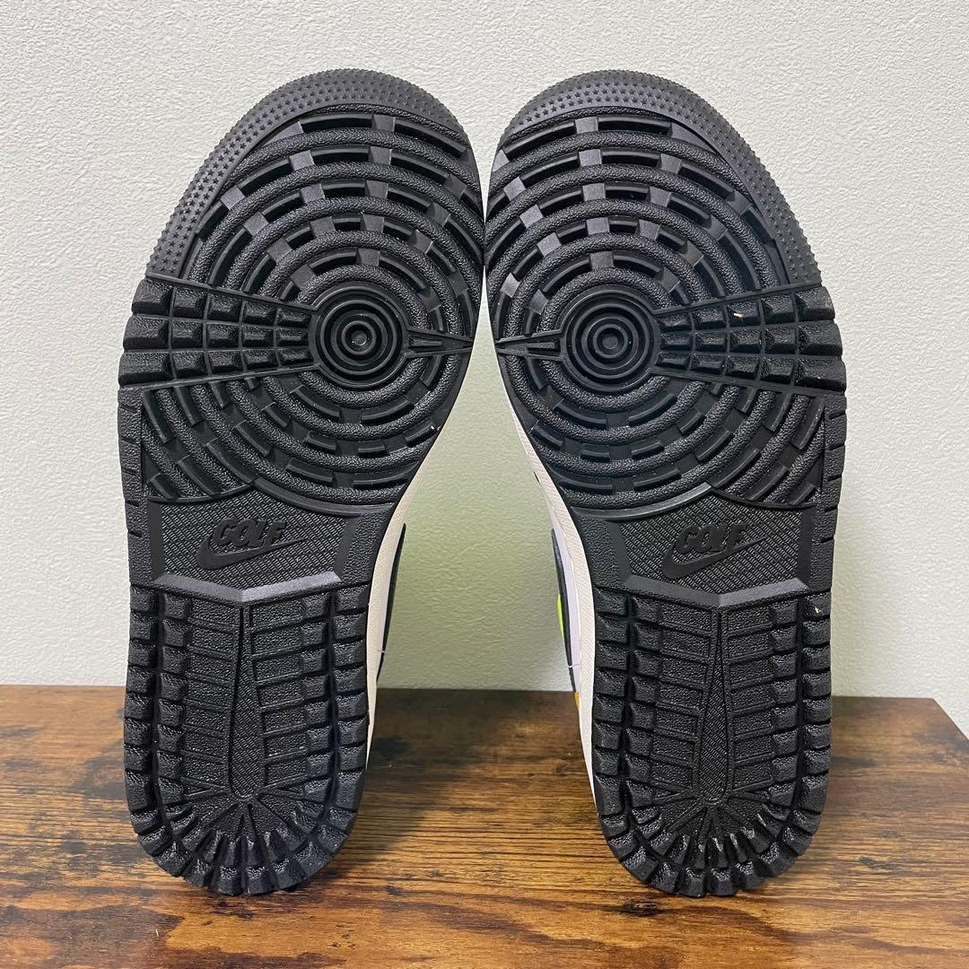 ナイキ ゴルフ　エアジョーダン1 ハイ G　26.5cm　白/黒/黄　箱無し