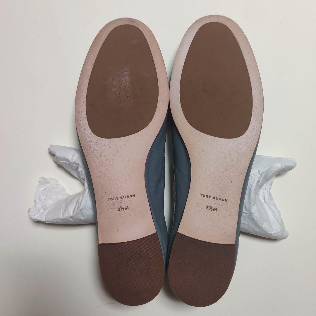 Tory Burch フラットシューズ 6.5M グレー