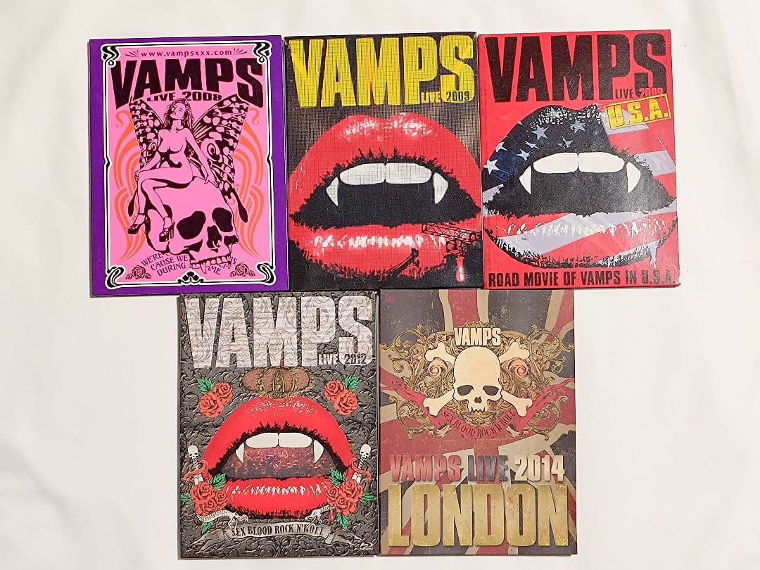 VAMPS LIVE 2008 09 09USA 12 14〈初回限定〉5セット - メルカリ