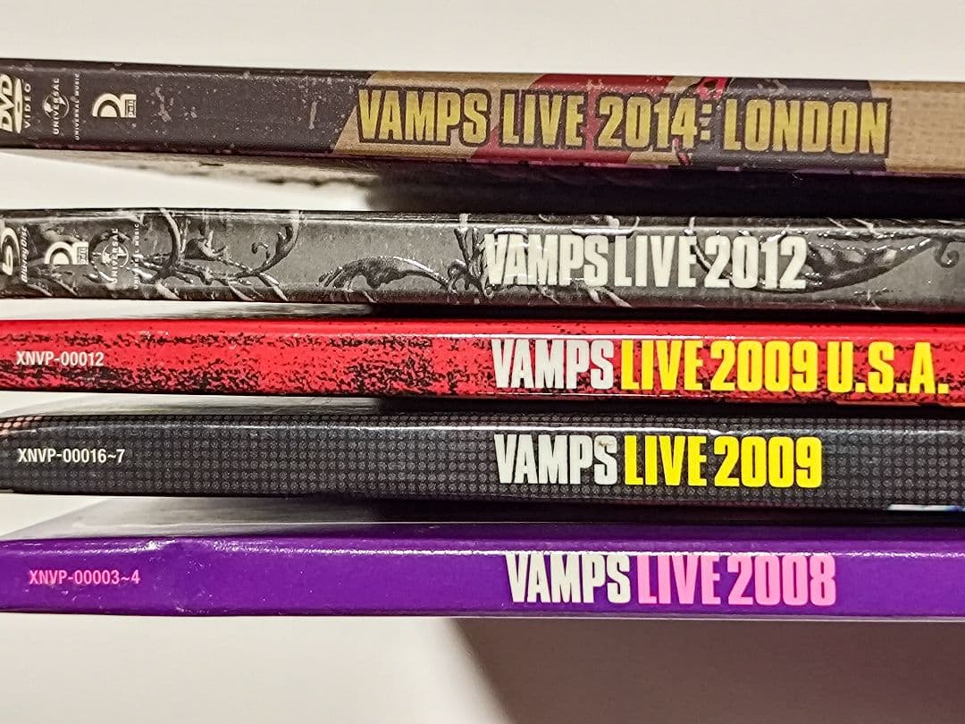 VAMPS LIVE 2008 09 09USA 12 14〈初回限定〉5セット - メルカリ