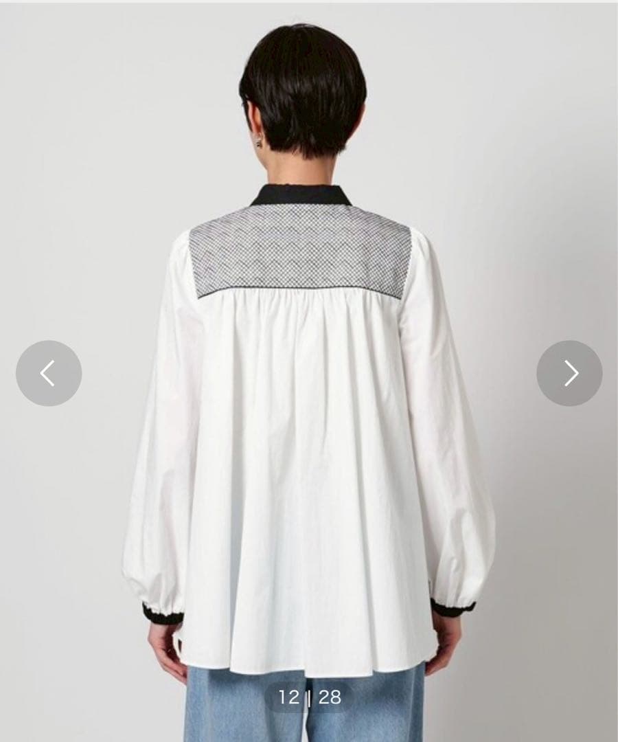 新品タグ付き ユナイテッドアローズ エンブロイダリー ロングスリーブ