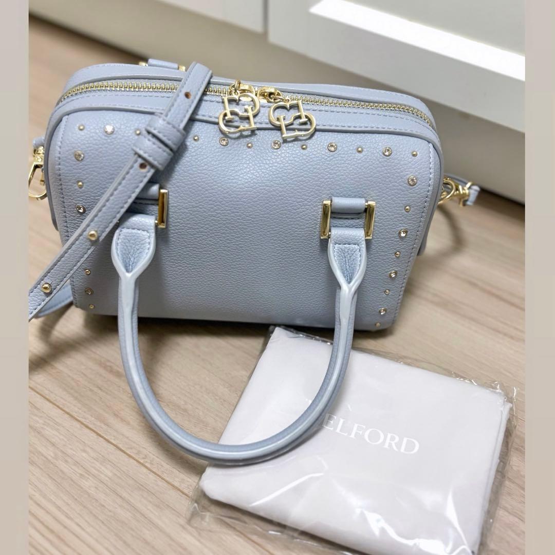 CELFORD リュタン ビジュースタッズボストンバッグ ショルダー - メルカリ