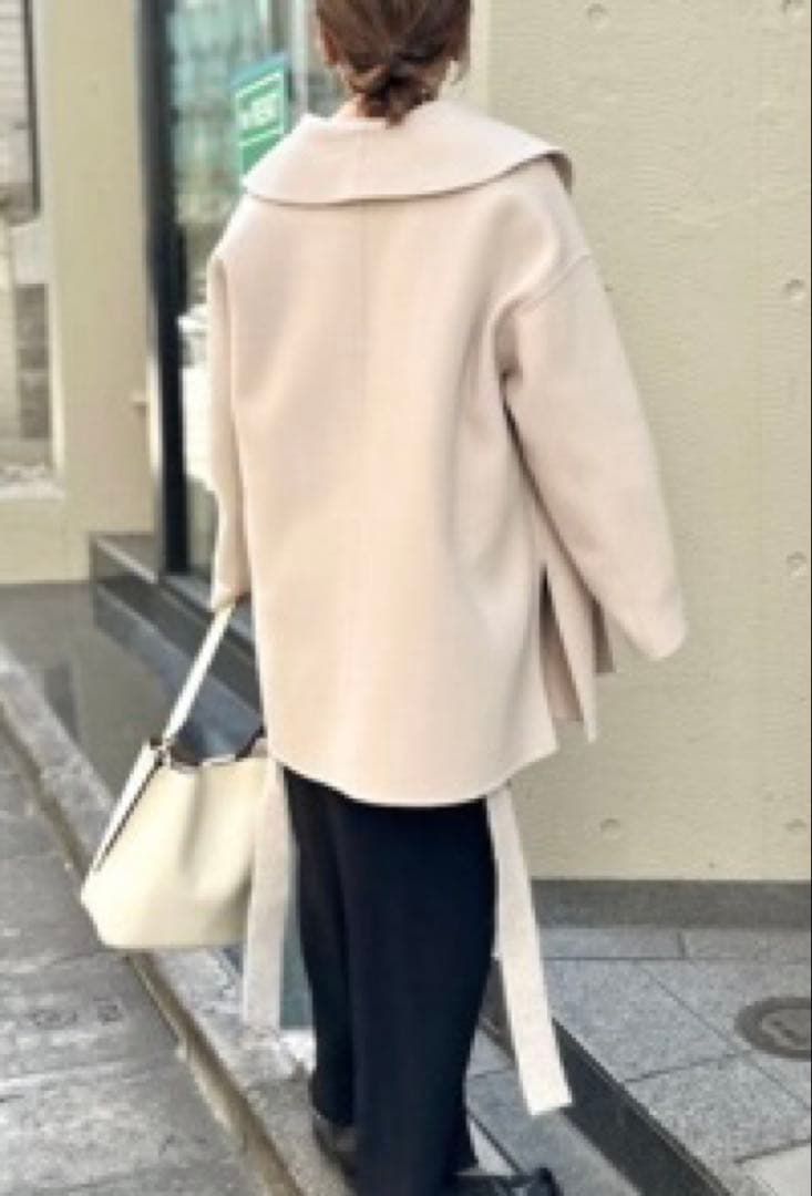 NOLLEY'S Sophi SUPER140リバーショールコート ホワイト38 - メルカリ