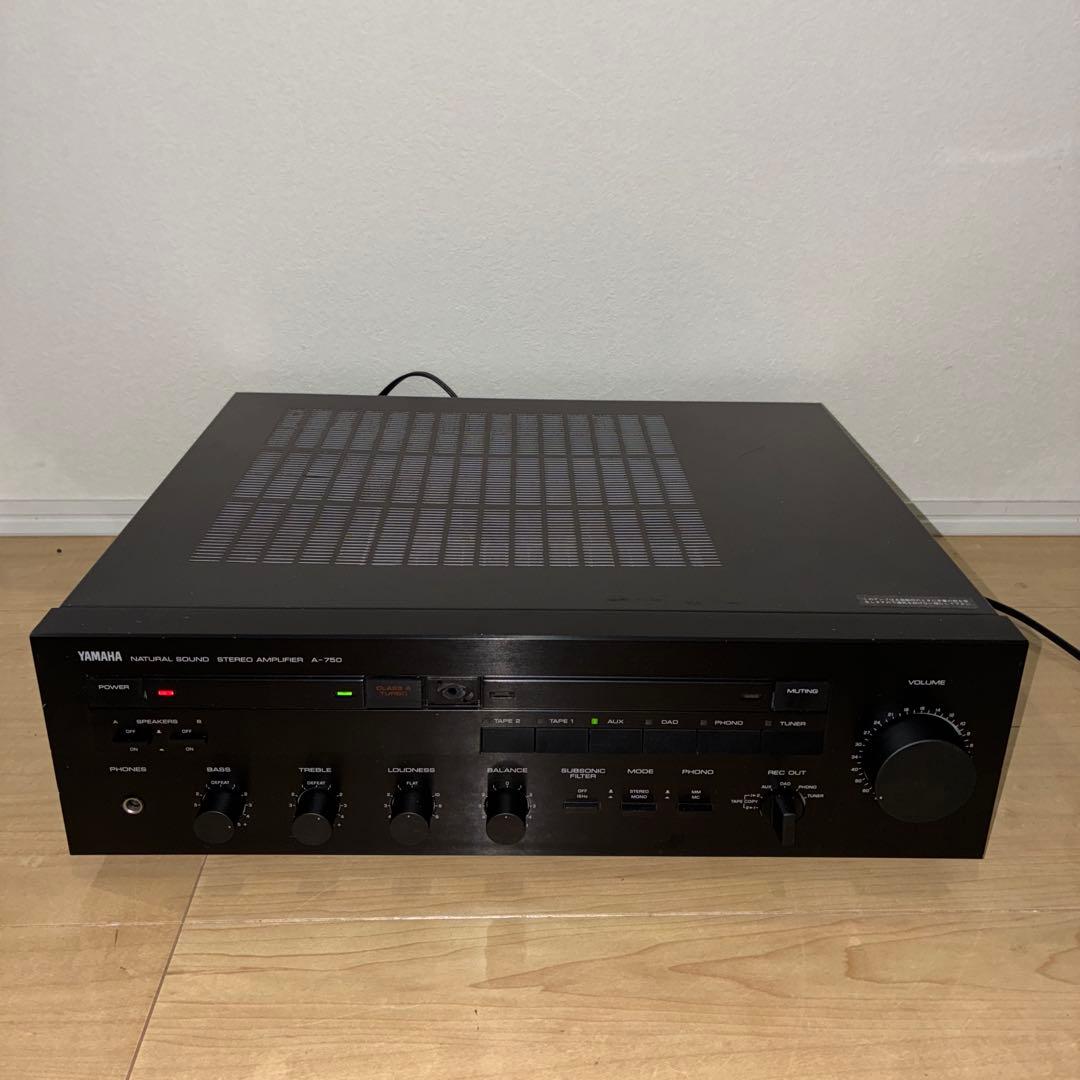 美品！完動YAMAHA プリメインアンプ　A-750 音出しok いい音です A-750 ヤマハプリメインアンプ - 音遊び～オーディオのブログ